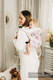 Nosidło Klamrowe ONBUHIMO z tkaniny żakardowej (100% bawełna), rozmiar Standard - MAGNOLIA (drugi gatunek) #babywearing