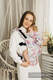 LennyGo Ergonomic Carrier, Baby Size, jacquard weave 100% cotton - MAGNOLIA #babywearing