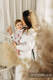 Nosidełko LennyHybrid Half Buckle, splot żakardowy, 100% bawełna , rozmiar standard - MAGNOLIA #babywearing