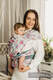 LennyHybrid Half Buckle Carrier, Standard Size, jacquard weave 100% cotton - MAGNOLIA #babywearing