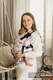 Marsupio LennyUpGrade, misura Standard, tessitura jacquard, 100% cotone - MAGNOLIA #babywearing