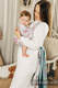 Fascia portabebè, tessitura Jacquard (100% cotone) - MAGNOLIA - taglia XS #babywearing