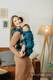 LennyUpGrade Carrier, Standard Size, jacquard weave 100% cotton - FLORES - DIVE #babywearing