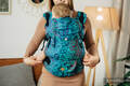 Nosidełko LennyUpGrade z tkaniny żakardowej 100% bawełna , rozmiar standard - FLORES - DIVE #babywearing