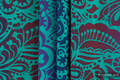 Sac à bandoulière en retailles d’écharpes (100 % coton) - FLORES - DIVE - taille standard 37 cm x 37 cm #babywearing