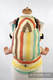 Nosidełko Ergonomiczne z tkaniny skośnokrzyżowej 100% bawełna , Baby Size, SŁONECZNY UŚMIECH - Druga Generacja #babywearing