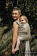 Baby Wrap, Jacquard Weave (50% cotton, 50% bamboo viscose) - ENCHANTED NOOK - MARIGOLD - size S #babywearing