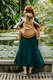 Nosidełko LennyPreschool  z tkaniny żakardowej (100% wiskoza bambusowa), rozmiar preschool - WOLNY DUCH - AURUM #babywearing