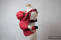Ergonomic Carrier, Baby Size, jacquard weave 60% cotton 40% bamboo - FANTASY RED - Limited Edition #babywearing