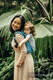 Nosidło Klamrowe ONBUHIMO z tkaniny żakardowej (100% wiskoza bambusowa), rozmiar Standard - PAWI OGON - SEA ANGEL #babywearing