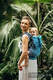 Nosidełko LennyPreschool  z tkaniny żakardowej (100% wiskoza bambusowa), rozmiar preschool - PAWI OGON - SEA ANGEL #babywearing