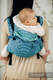 Lenny Buckle Onbuhimo baby carrier, standard size, jacquard weave (100% cotton) - PEACOCK'S TAIL - HEYDAY  #babywearing