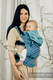 LennyGo Porte-bébé ergonomique, taille bébé, jacquard 100% coton, PEACOCK'S TAIL - HEYDAY  #babywearing