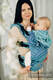 LennyGo Porte-bébé ergonomique, taille bébé, jacquard 100% coton, PEACOCK'S TAIL - HEYDAY  #babywearing