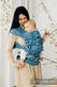 Nosidełko LennyHybrid Half Buckle, splot żakardowy, 100% bawełna , rozmiar standard - PAWI OGON - HEYDAY  #babywearing