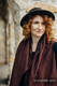 Cardigan long - taille S/M - BIG LOVE - AUBURN (54% Coton, 35% Soie tussah, 9% Polyester, 2% Elastan) #babywearing