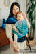 Mochila LennyHybrid Half Buckle, talla estándar, sarga cruzada 100% algodón - AIRGLOW  #babywearing