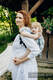 Lenny Buckle Onbuhimo baby carrier, preschoolsize, jacquard weave (100% linen) - VIRIDIFLORA - ASH  #babywearing