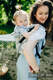 Onbuhimo SAD LennyLamb, talla toddler, jacquard (100% lino) - VIRIDIFLORA - ASH  #babywearing
