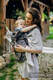 Mochila LennyUpGrade, talla estándar, tejido jaquard (100% lino) - conversión de fular ENCHANTED NOOK - COCOA  #babywearing