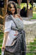Baby Wrap, Jacquard Weave (100% linen) - ENCHANTED NOOK - COCOA - size XL #babywearing