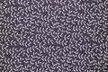 Ringsling, Jacquard Weave, with gathered shoulder (100% linen) - ENCHANTED NOOK - COCOA - standard 1.8m (grade B) #babywearing