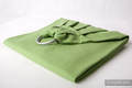 Chusta kółkowa do noszenia dzieci, tkana splotem diamentowym, bawełna - Zielony Diament - long 2.1m #babywearing