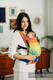 LennyLight Carrier, Standard Size, jacquard weave 100% cotton - RAINBOW LOTUS  #babywearing