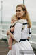 Nosidełko LennyLight z tkaniny żakardowej 100% Len, rozmiar standard - LOTOS - NATURALNY  #babywearing