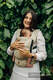 Nosidełko LennyLight z tkaniny żakardowej 50% bawełna, 50% wiskoza bambusowa , rozmiar standard - INFINITY - GOLDEN HOUR #babywearing