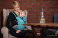 Ergonomic Carrier, Baby Size, jacquard weave 100% cotton - ICICLES, Second Generation #babywearing