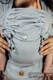 Mochila LennyHybrid Half Buckle, talla estándar, sarga cruzada 100% algodón - ICEBERG #babywearing