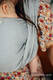 Baby Sling, Broken Twill Weave, (100% cotton) - ICEBERG - size XS #babywearing