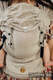 Nosidełko LennyHybrid Half Buckle, splot skośno-krzyżowy, 100% bawełna , rozmiar standard - PEANUT BUTTER  #babywearing