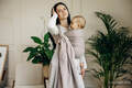 Fular Línea Básica, tejido Herringbone (100% algodón) - LITTLE HERRINGBONE ALMOND - talla M #babywearing