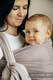 Baby Sling, Herringbone Weave (100% cotton) - LITTLE HERRINGBONE ALMOND - size XS #babywearing