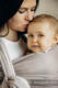 Baby Sling, Herringbone Weave (100% cotton) - LITTLE HERRINGBONE ALMOND - size S #babywearing