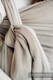 Fular Línea Básica, tejido Herringbone (100% algodón) - LITTLE HERRINGBONE ALMOND - talla L (grado B) #babywearing