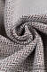 Ring Sling, Herringbone Weave (100% cotton) - with gathered shoulder - LITTLE HERRINGBONE ALMOND - standard 1.8m #babywearing