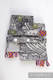 Drool Pads & Reach Straps Set, (60% cotton, 40% polyester) - HORIZON'S VERGE BLACK & CREME #babywearing