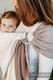 Fascia ad anelli linea Basic, tessitura spina di pesce (100% cotone) - spalla aperta - LITTLE HERRINGBONE BABY CUPCAKE - taglia standard 1.8m #babywearing