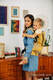 Nosidełko LennyPreschool  z tkaniny żakardowej 95% bawełna, 5% przędza metalizowana, rozmiar preschool - HARVEST - FIELDS OF GOLD #babywearing