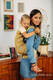 Nosidełko LennyPreschool  z tkaniny żakardowej 95% bawełna, 5% przędza metalizowana, rozmiar preschool - HARVEST - FIELDS OF GOLD #babywearing