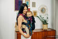Porte-bébé en maille LennyUpGrade, taille standard, jacquard (75% coton, 25% polyester) - TANGLED - BEHIND THE SUN #babywearing