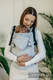 LennyGo Mochila Ergonómica Línea Básica- LITTLE HERRINGBONE GRIS, Talla Baby, tejido herringbone, 100% algodón  #babywearing