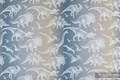 Nosidło Klamrowe ONBUHIMO z tkaniny żakardowej (100% bawełna), rozmiar Standard - PARK JURAJSKI - ICE DESERT #babywearing