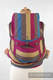 MEI-TAI carrier Toddler, broken-twill weave - 100% cotton - with hood, Forest Meadow #babywearing