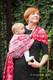 Baby Wrap, Jacquard Weave (100% cotton) - POWER OF LOVE - size XS #babywearing