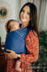 Chusta do noszenia dzieci, elastyczna - Lapis Lazuli - rozmiar standardowy 5.0 m (drugi gatunek) #babywearing