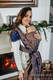Baby Wrap, Jacquard Weave (60% cotton, 40% tussah silk) - SYMPHONY - ALLEGRO - size XL #babywearing